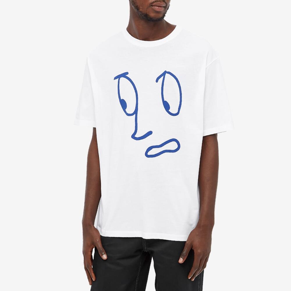 LOEWE ELN FACE PRINT T-SHIRT White Men's
